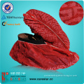 Disposable Polypropylene Premium SBPP shoe cover/indoor shoe covers/red shoe covers
